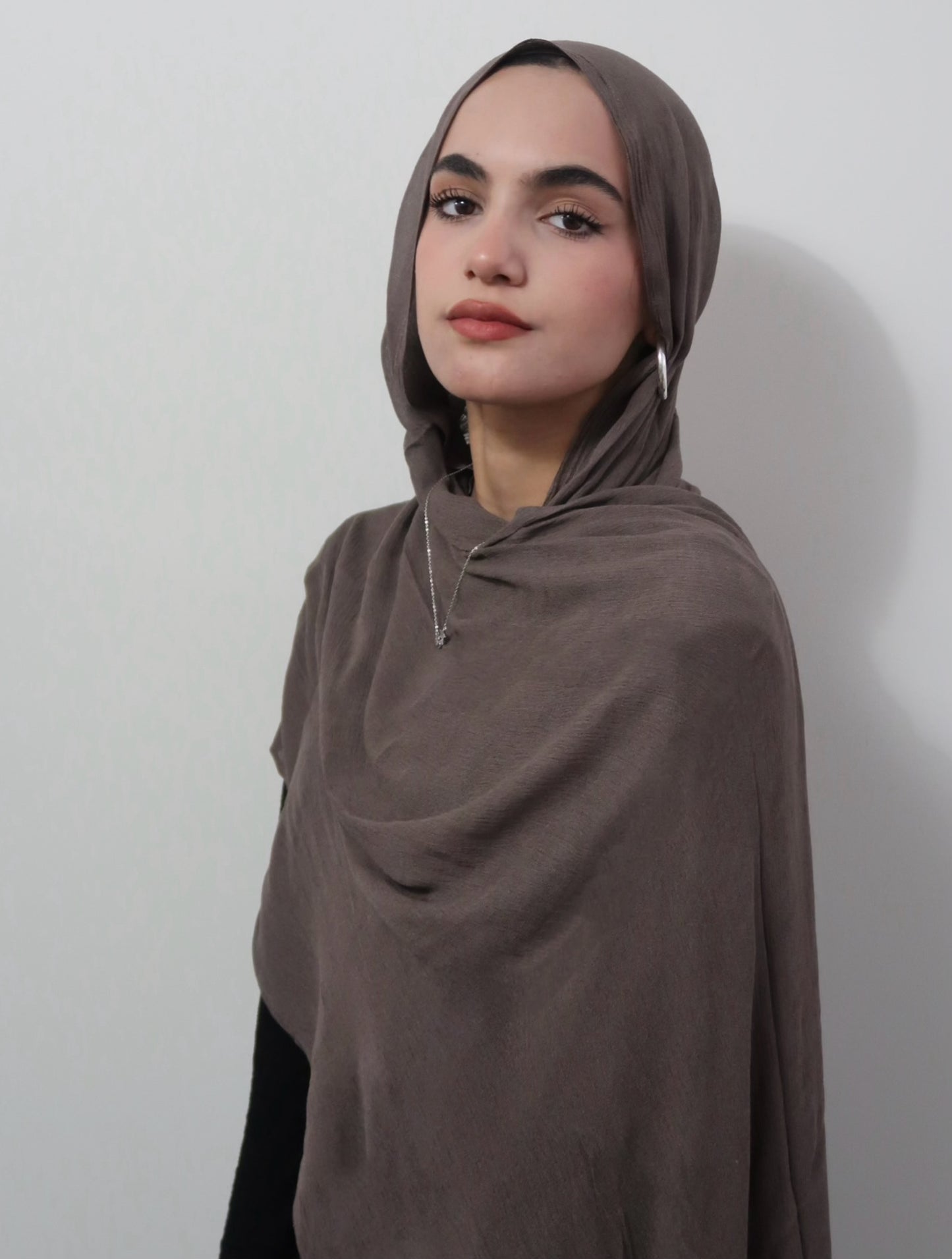 Taupe Kırışık Modal
