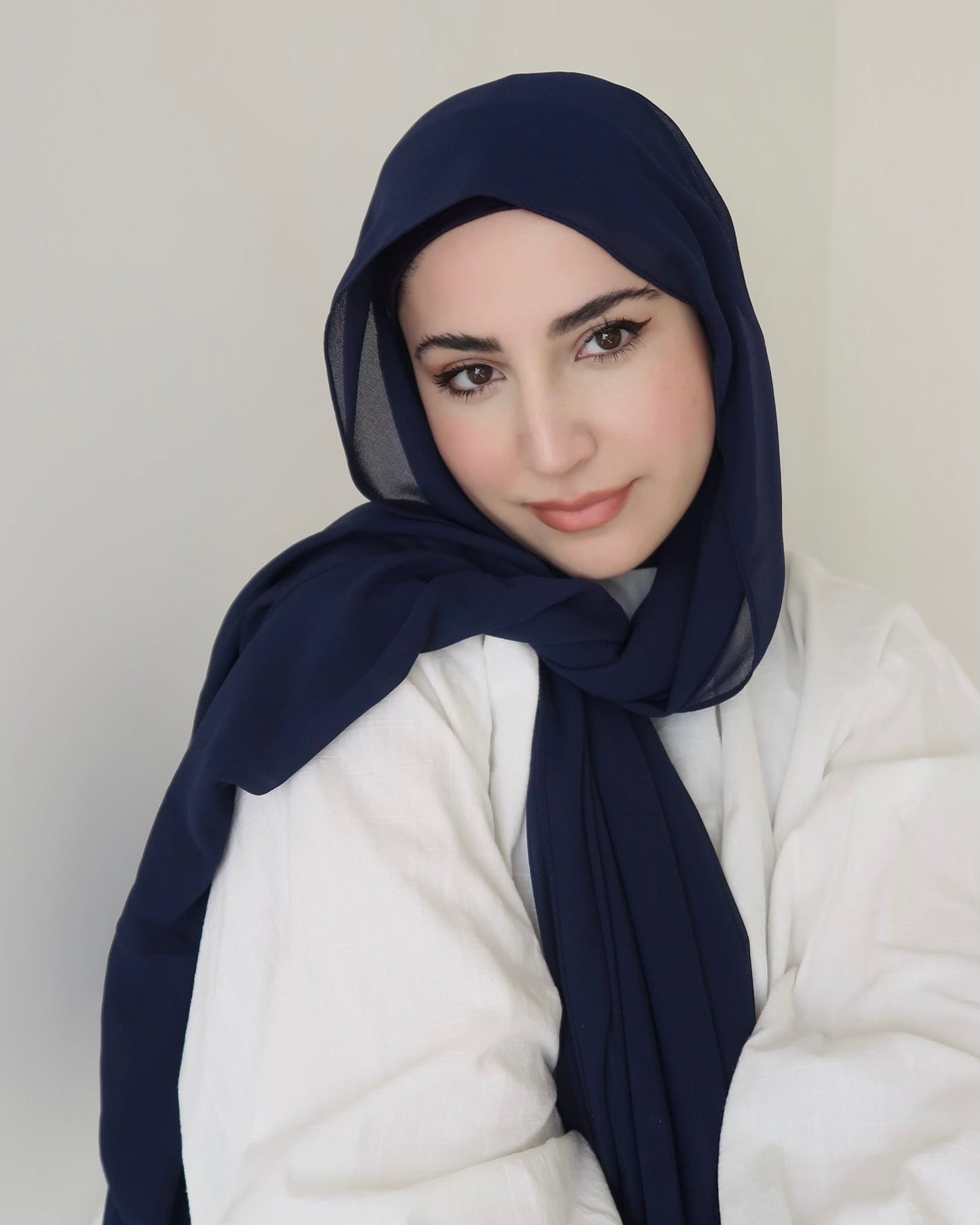 Ocean Blue Premium Şifon ve Alt Başlık Takımı