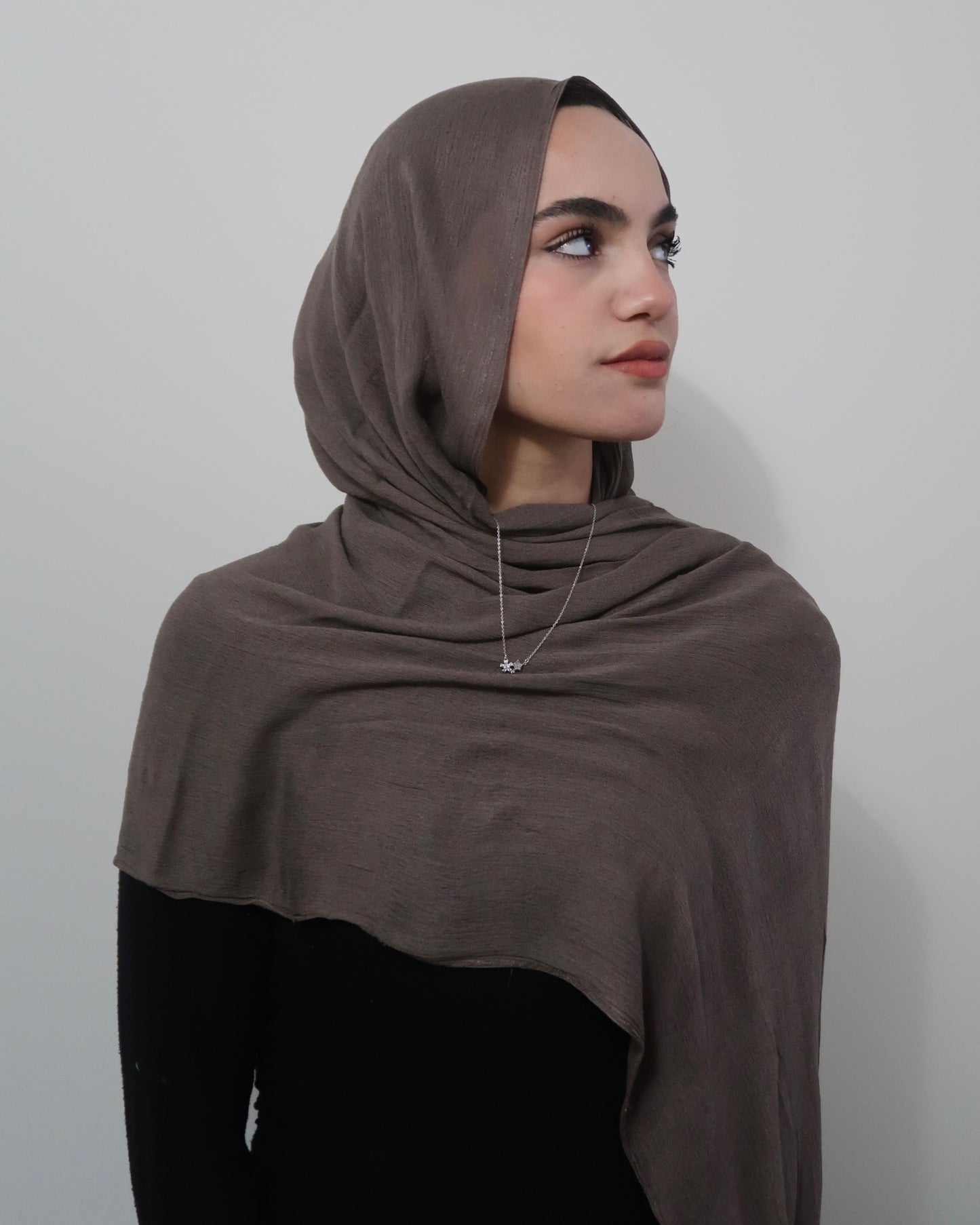 Taupe Kırışık Modal