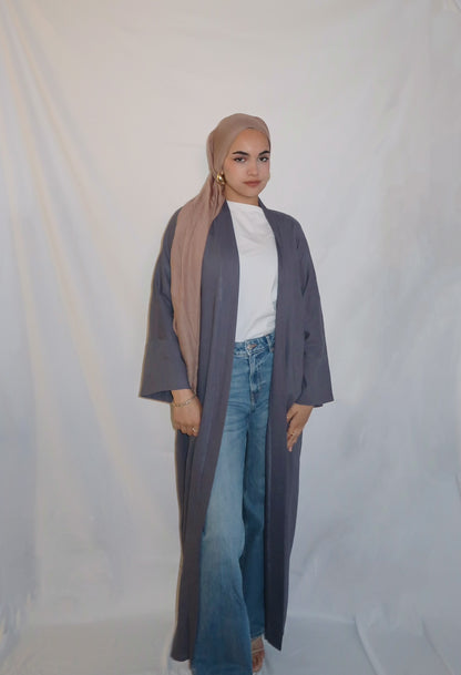 Dahlia abaya set - Denim