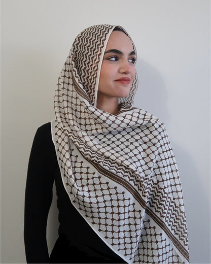 brown kuffiyeh