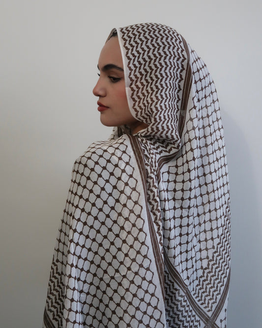 brown kuffiyeh