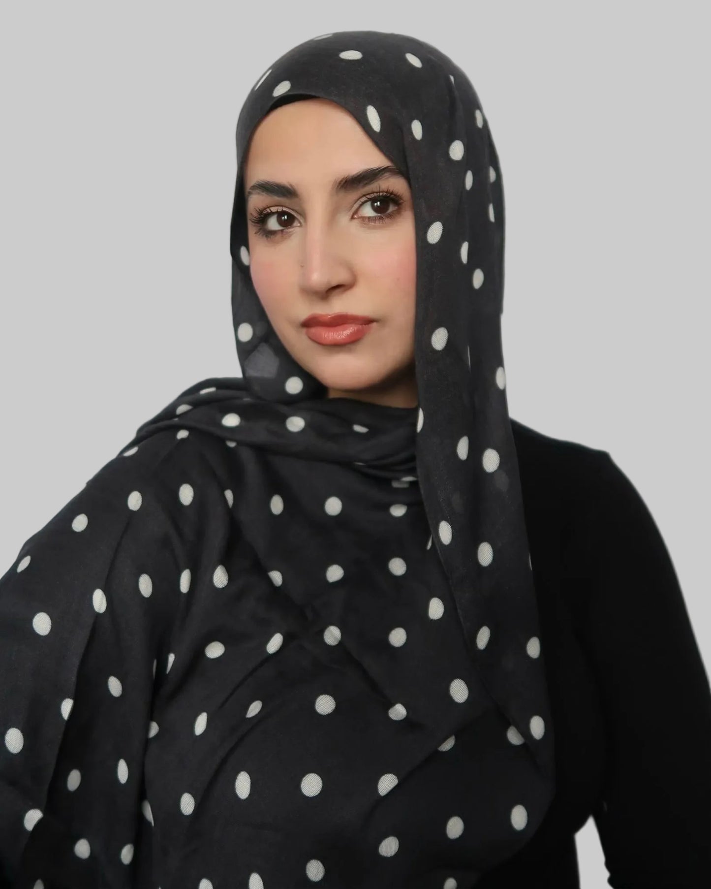 Charcoal Polka Dot