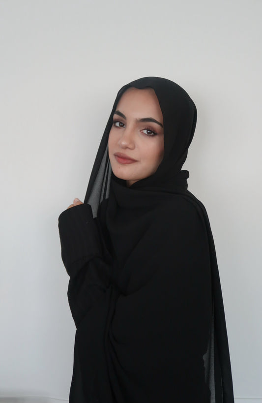 Raven Premium Chiffon and Under-Cap Set