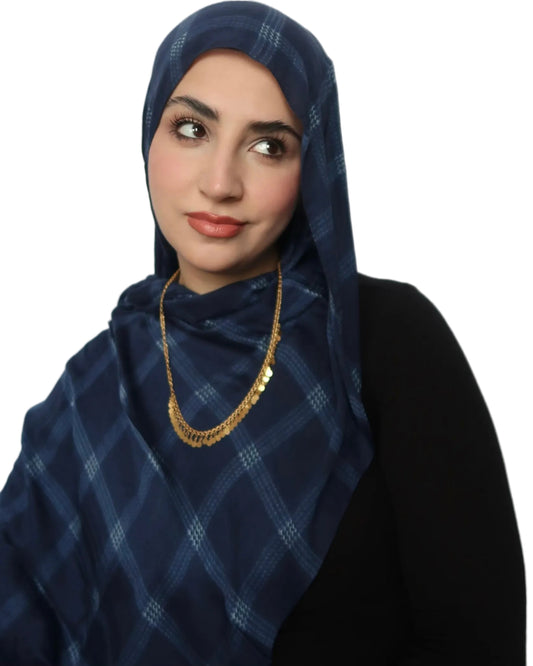 Cobalt Plaid