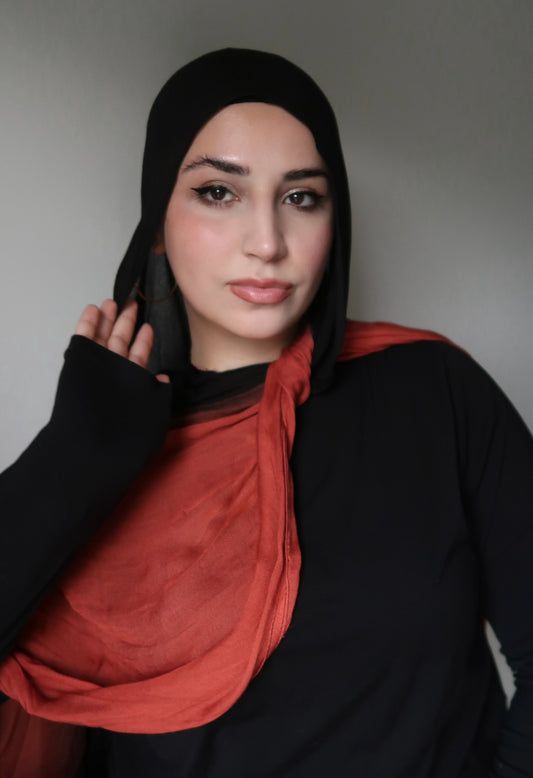 Black & Scarlet Ombre