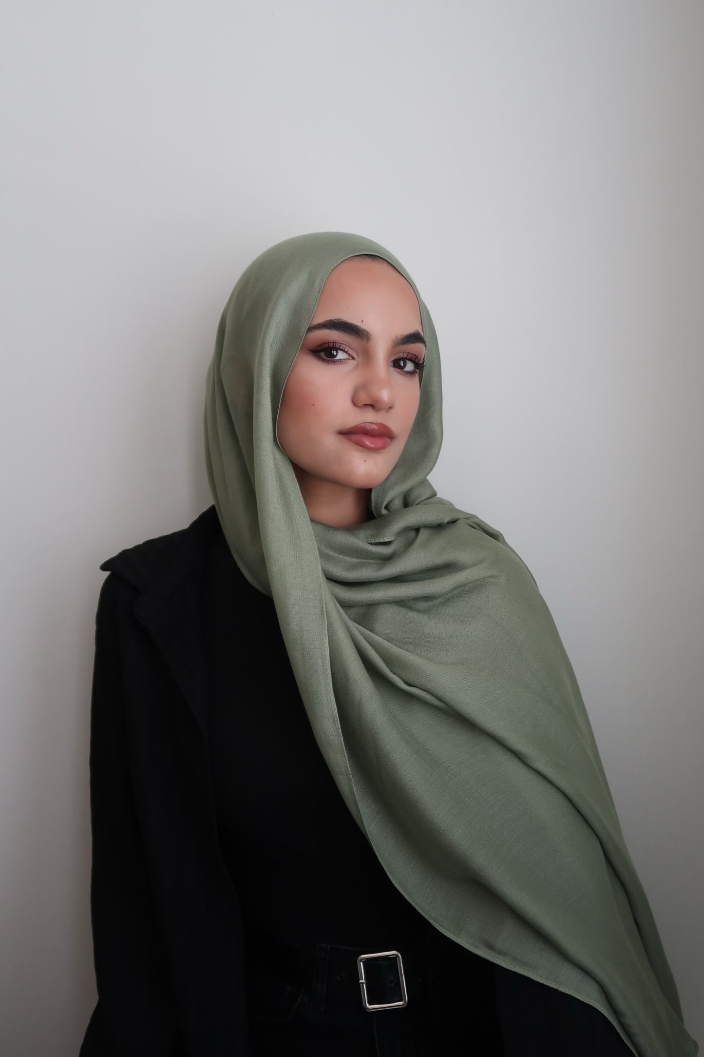 Artichoke green woven modal set