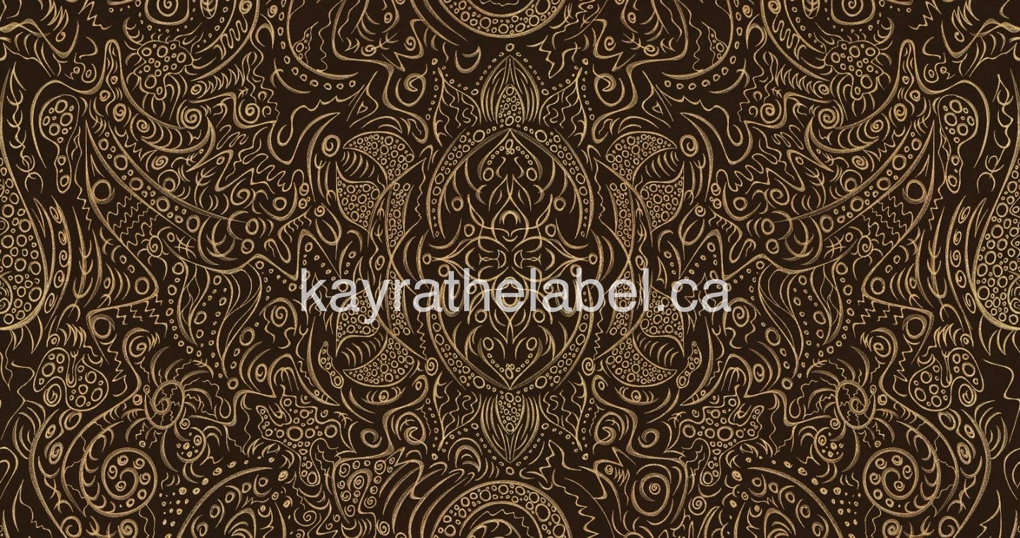 mocha paisley