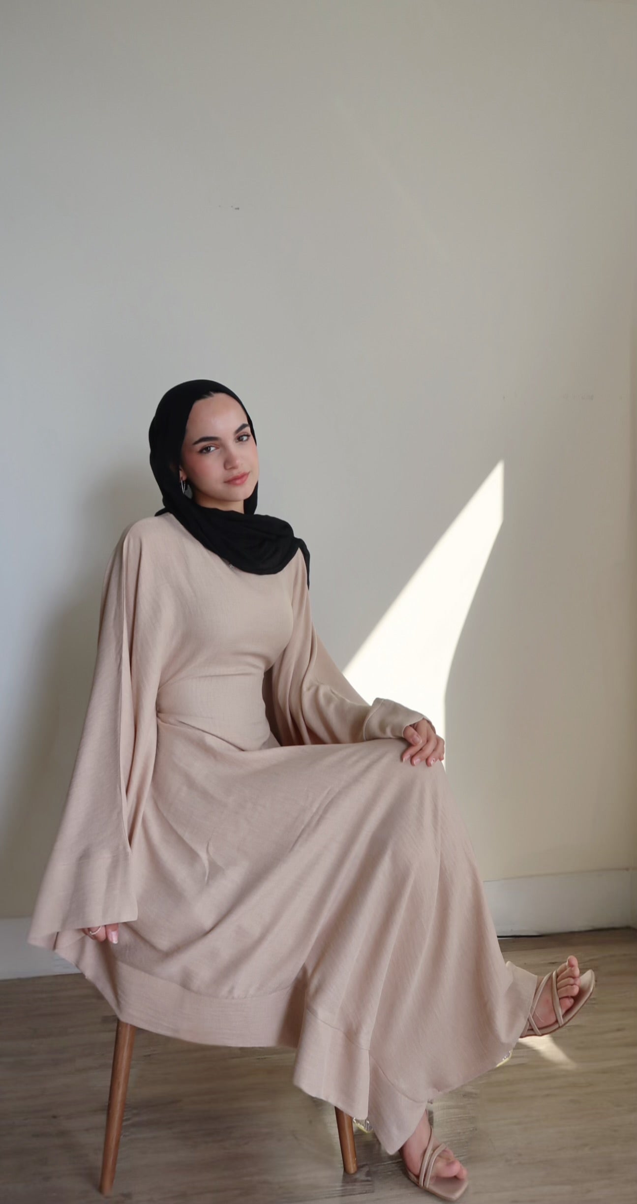 Linen Butterfly Abaya – Kayra the Label